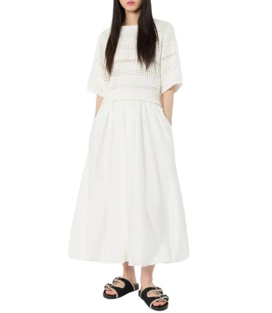 26SS 막스마라 반팔 티셔츠 2615361033600001 White - MAX MARA