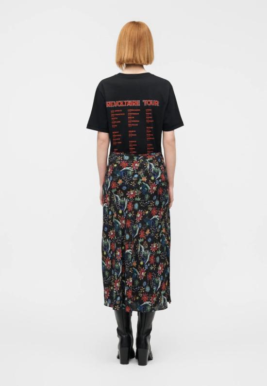 26SS 자딕앤볼테르 롱 스커트 WWSK01640ENCRE Black - ZADIG & VOLTAIRE