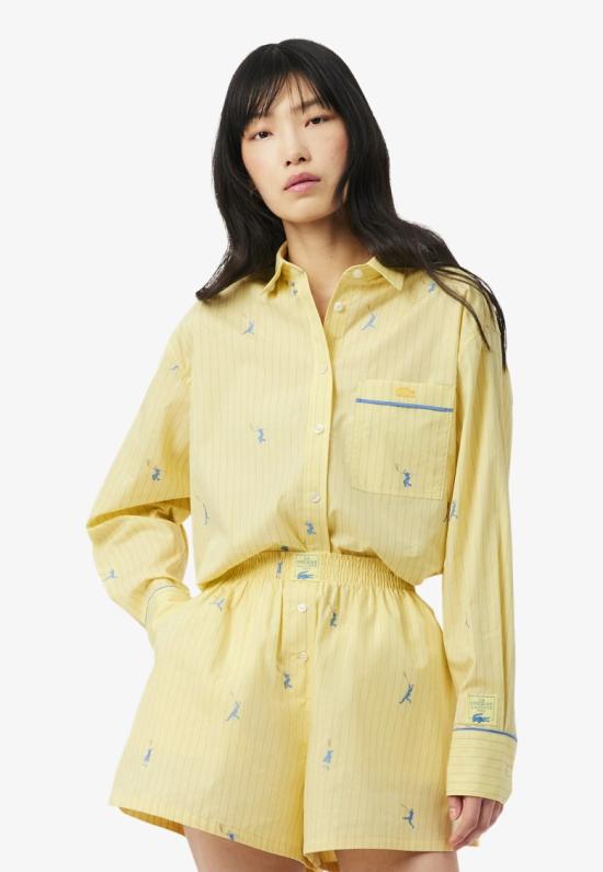 26SS 라코스테 셔츠 CF05862IA Yellow - LACOSTE