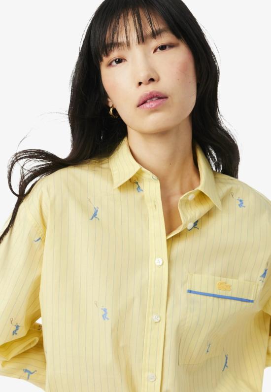 26SS 라코스테 셔츠 CF05862IA Yellow - LACOSTE