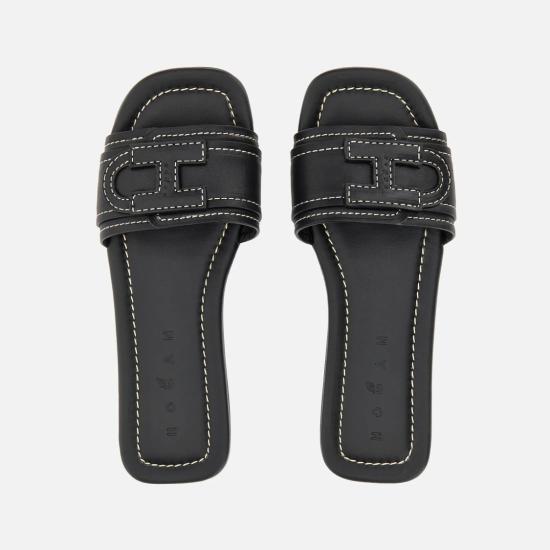 26SS 호간 뮬/슬리퍼 HXW6850GC20KXTB999 Black - HOGAN