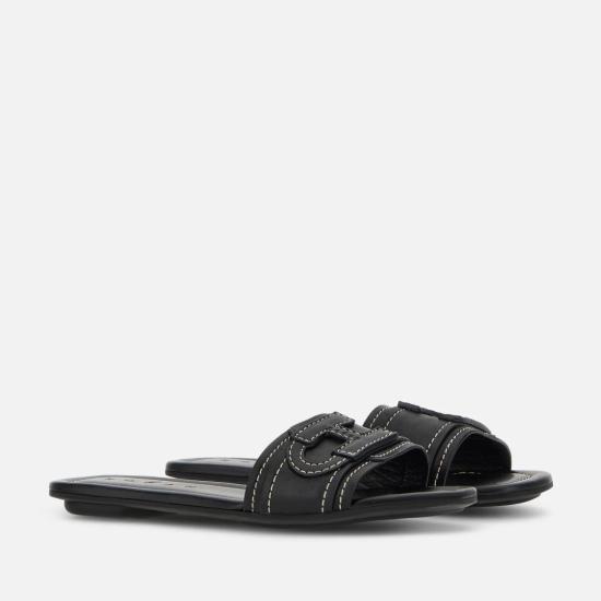 26SS 호간 뮬/슬리퍼 HXW6850GC20KXTB999 Black - HOGAN
