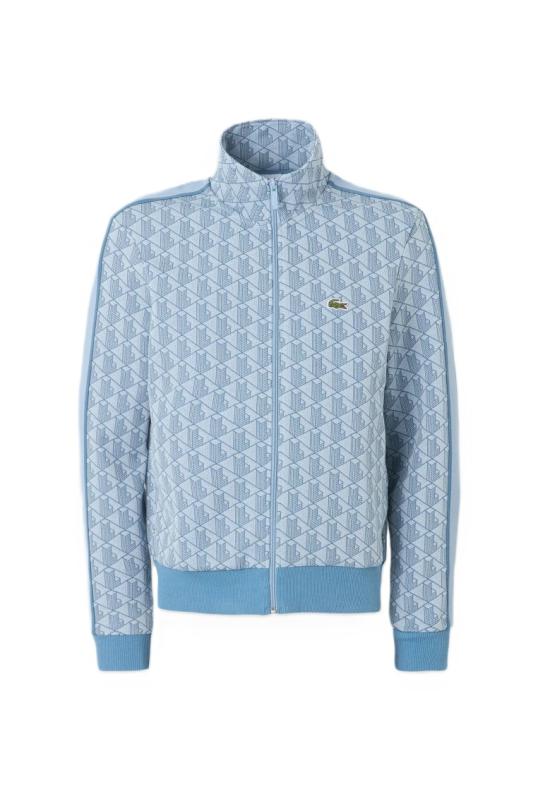 26SS 라코스테 모노그램 집업 스웨트셔츠 SH13681QI Blue