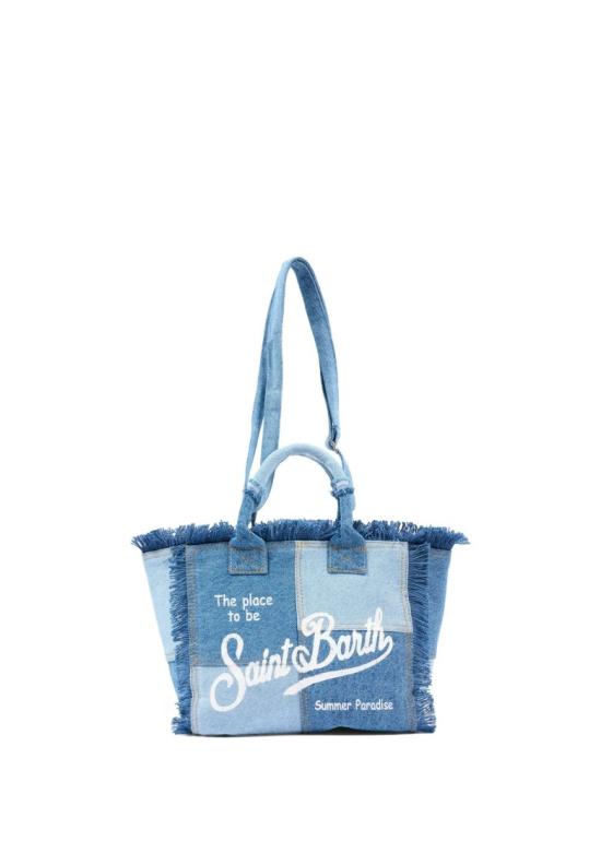 26SS 세인트바쓰 토트백 COL000100402L Blue - MC2 SAINT BARTH