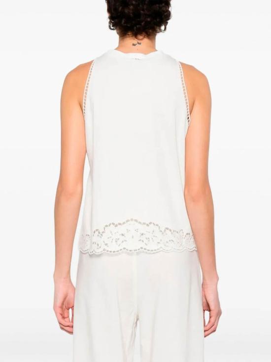 26SS 트윈셋 민소매 티셔츠 261TP244100001 White - TWINSET