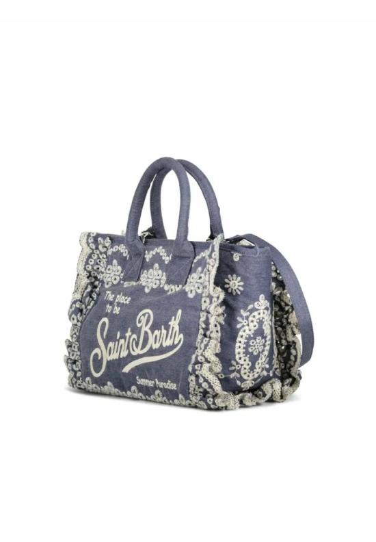 26SS 세인트바쓰 토트백 COL002700485L Blue - MC2 SAINT BARTH