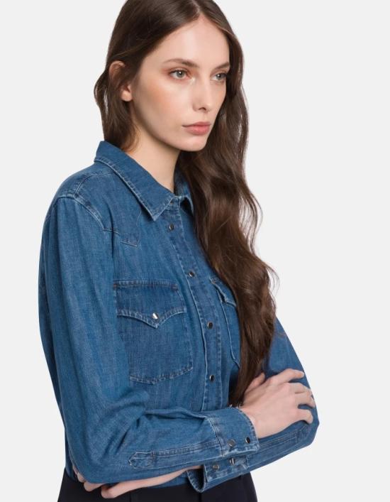 26SS 돈답 데님 셔츠 DC480DF0272DMF6800 Blue - DONDUP