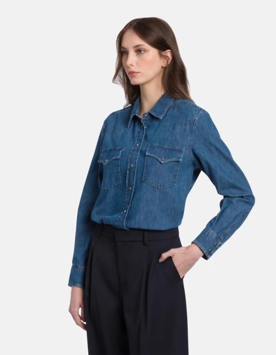 26SS 돈답 데님 셔츠 DC480DF0272DMF6800 Blue - DONDUP