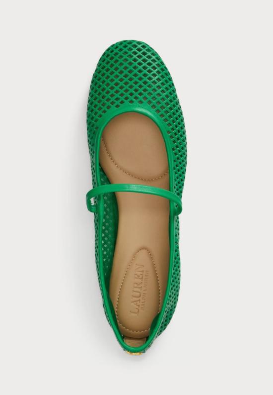 26SS 랄프 로렌 플랫 슈즈 802P04176005 Green - RALPH LAUREN