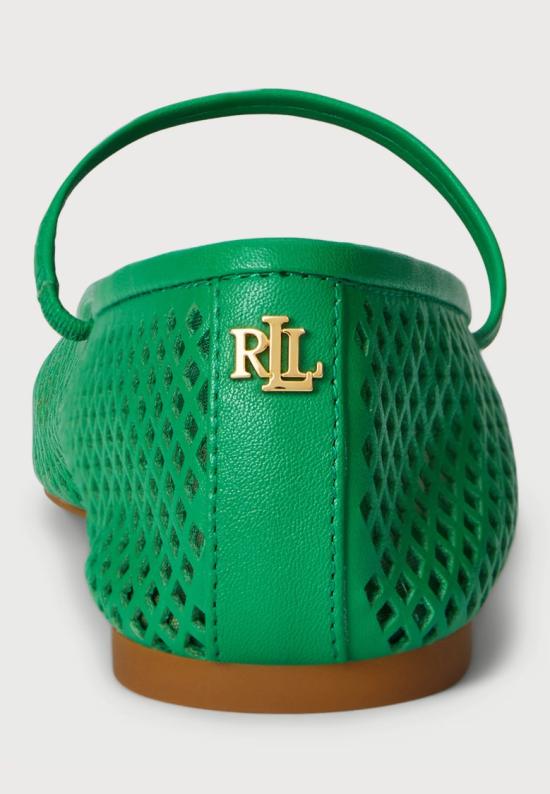 26SS 랄프 로렌 플랫 슈즈 802P04176005 Green - RALPH LAUREN