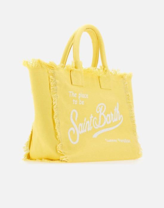26SS 세인트바쓰 토트백 VANI00100766L Yellow - MC2 SAINT BARTH