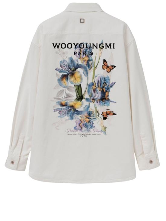 26SS 우영미 데님 셔츠 W261SH26881I White - WOOYOUNGMI