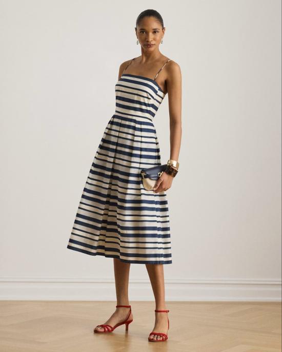26SS 랄프 로렌 미디 원피스 253P08699001 Blue - RALPH LAUREN