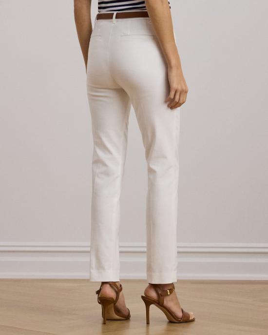 26SS 랄프 로렌 스트레이트 팬츠 200811955005 White - RALPH LAUREN