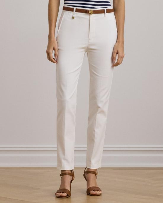 26SS 랄프 로렌 스트레이트 팬츠 200811955005 White - RALPH LAUREN