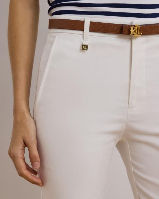26SS 랄프 로렌 스트레이트 팬츠 200811955005 White - RALPH LAUREN