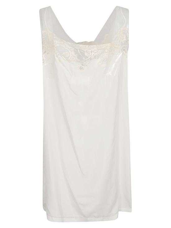 26SS 마르지엘라 숏 원피스 S29DA0010WM35850102 White - MAISON MARGIELA