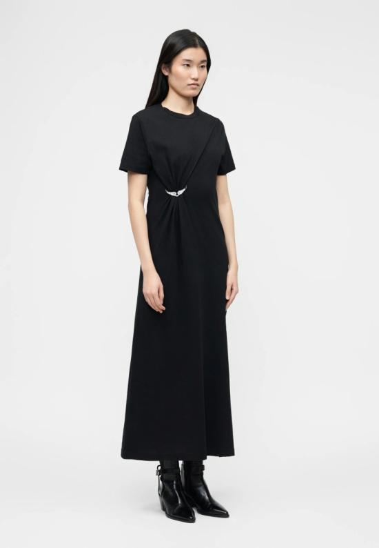 26SS 자딕앤볼테르 롱 원피스 JWDR01133BLACK Black - ZADIG & VOLTAIRE