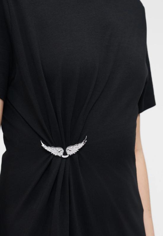 26SS 자딕앤볼테르 롱 원피스 JWDR01133BLACK Black - ZADIG & VOLTAIRE