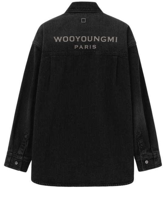26SS 우영미 데님 셔츠 W261SH27970B Black - WOOYOUNGMI