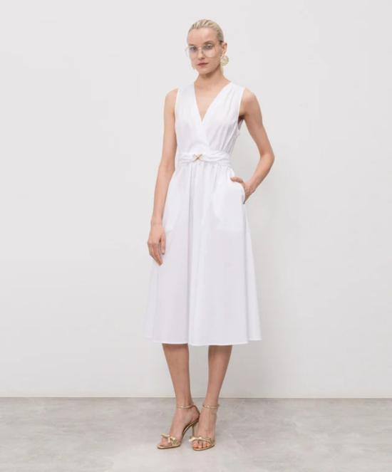 26SS 트윈셋 롱 원피스 261TT216100001 White - TWINSET