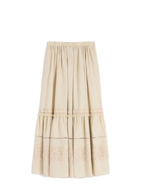 26SS 막스마라 롱 스커트 2615101023600006 Neutrals