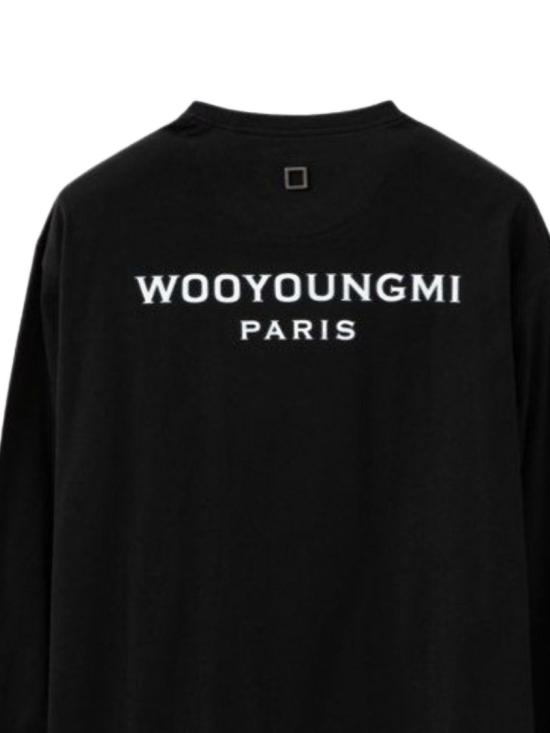 26SS 우영미 긴팔 티셔츠 W261TS51713B Black - WOOYOUNGMI
