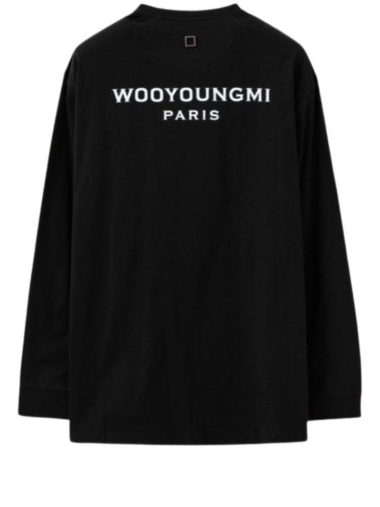 26SS 우영미 긴팔 티셔츠 W261TS51713B Black - WOOYOUNGMI
