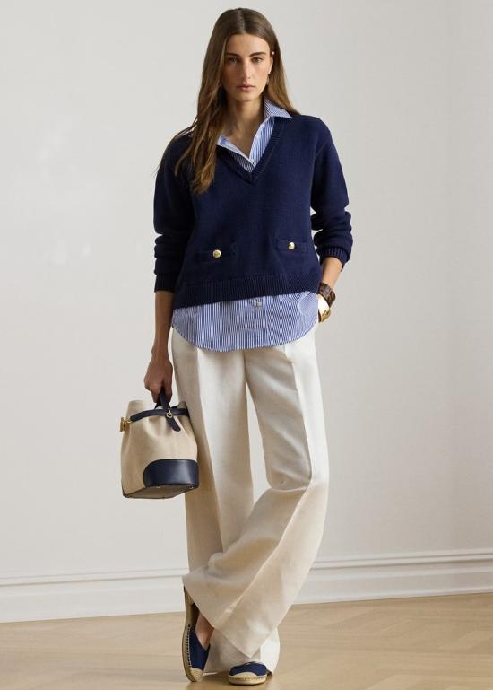 26SS 랄프 로렌 스웨터 200P08778001 Blue - RALPH LAUREN