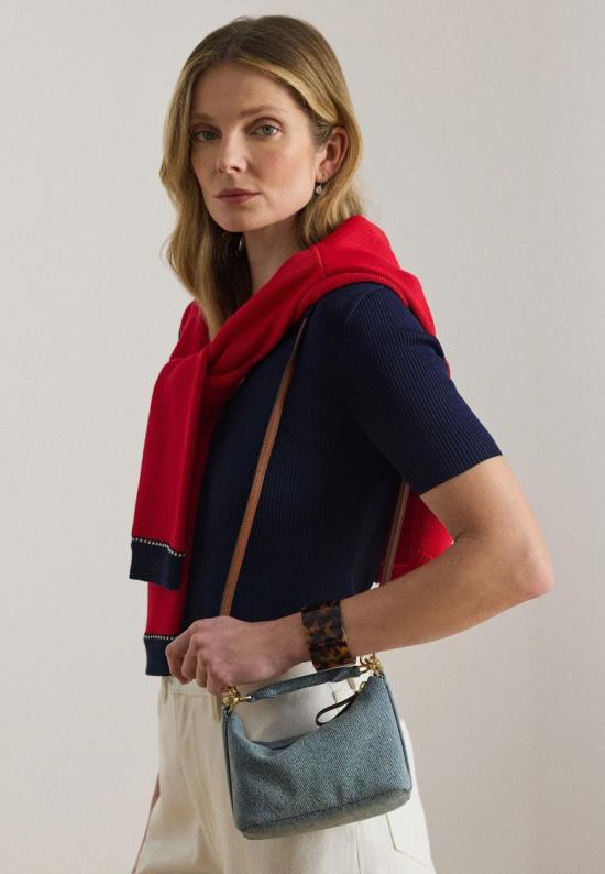 26SS 랄프 로렌 숄더백 431P10532001 Blue - RALPH LAUREN