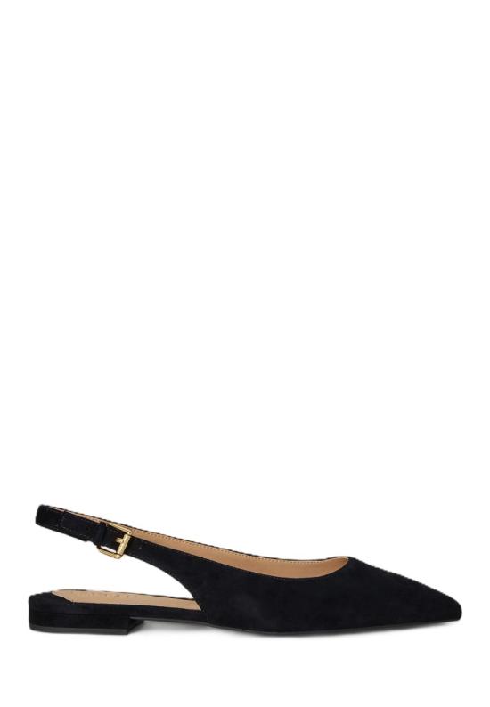 26SS 랄프 로렌 플랫 슈즈 802967746001 Black