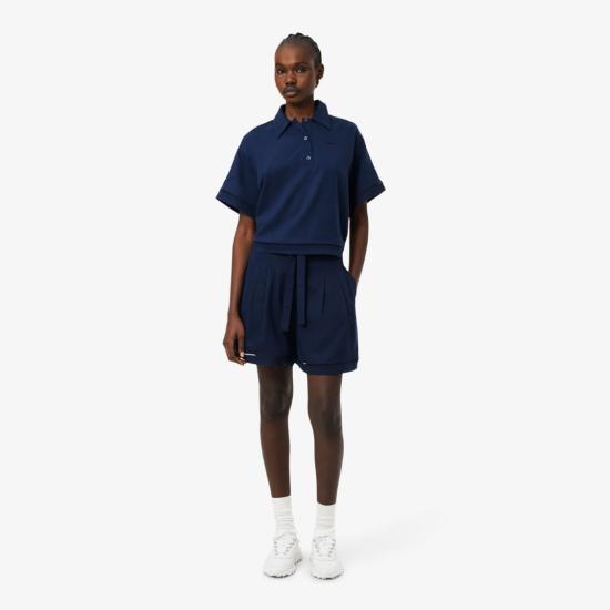 26SS 라코스테 숏팬츠 FF1026166 Blue - LACOSTE