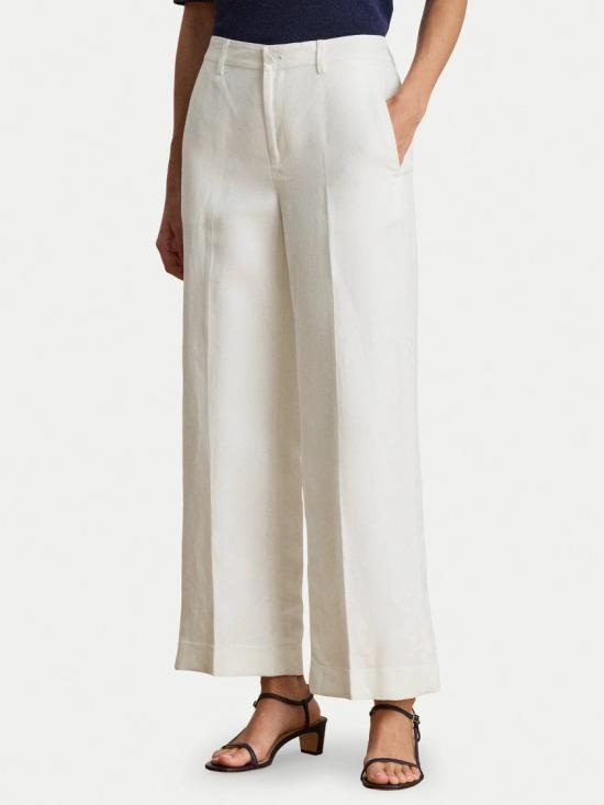 26SS 랄프 로렌 스트레이트 팬츠 200P08107001 White - RALPH LAUREN