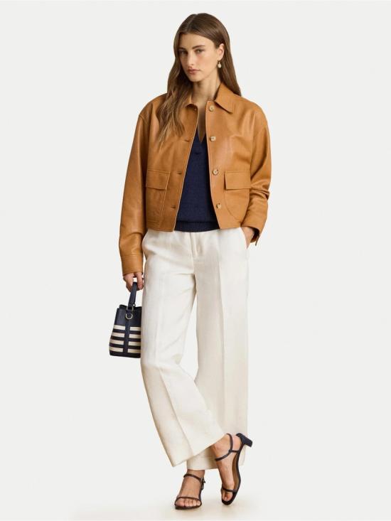 26SS 랄프 로렌 스트레이트 팬츠 200P08107001 White - RALPH LAUREN