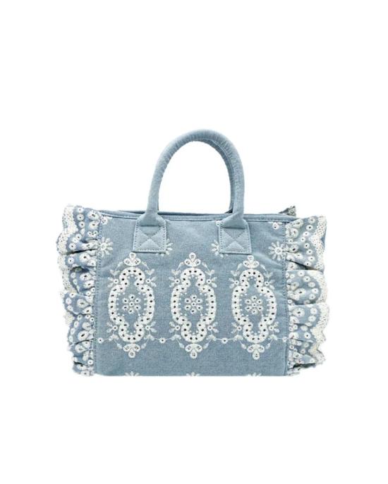26SS 세인트바쓰 토트백 COL002702535L Blue - MC2 SAINT BARTH