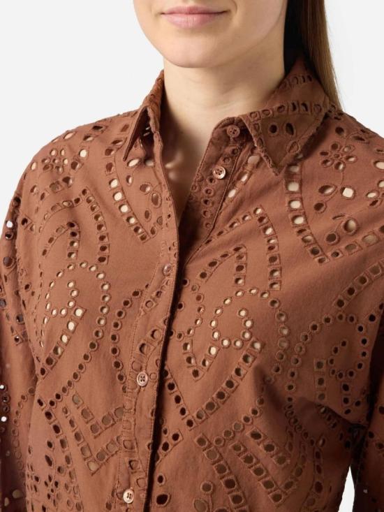 26SS 세인트바쓰 미디 스커트 CYS000101005L Brown - MC2 SAINT BARTH