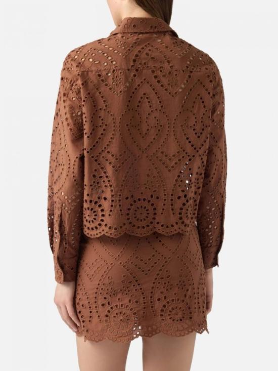 26SS 세인트바쓰 미디 스커트 CYS000101005L Brown - MC2 SAINT BARTH