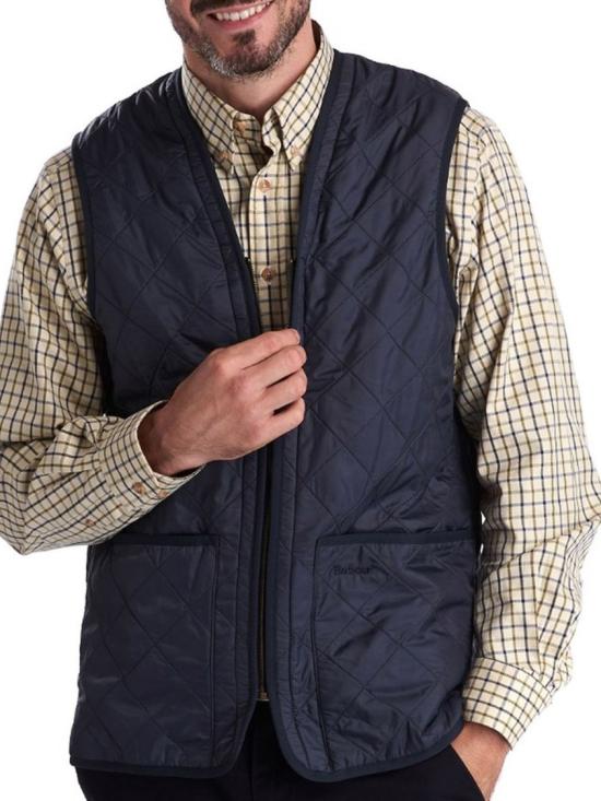25FW 바버 폴라퀼트 지퍼인 라이너 MLI0002NY91 Blue - BARBOUR
