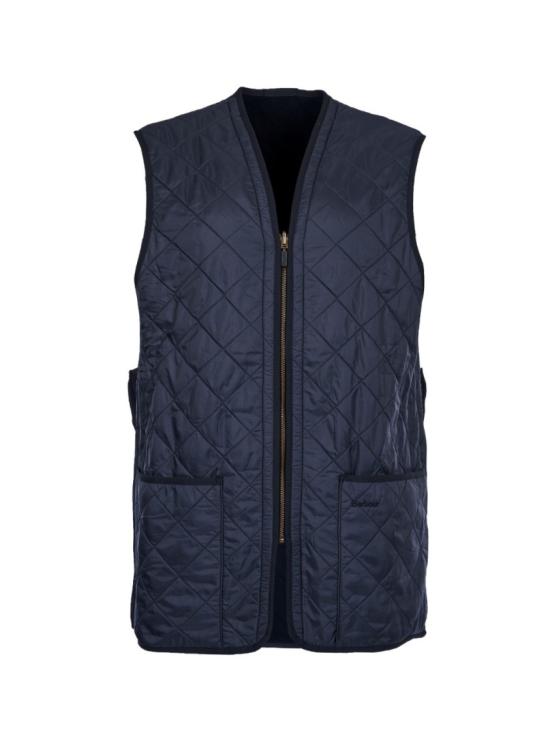 25FW 바버 폴라퀼트 지퍼인 라이너 MLI0002NY91 Blue