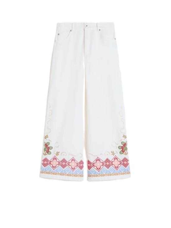 26SS 막스마라 팔라초 팬츠 2615131012600009 White