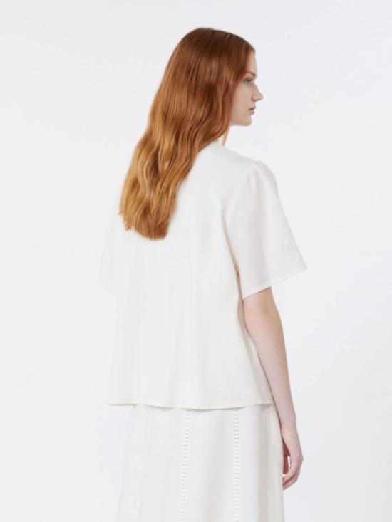 26SS 막스마라 반팔 티셔츠 2615941082600001 White - MAX MARA