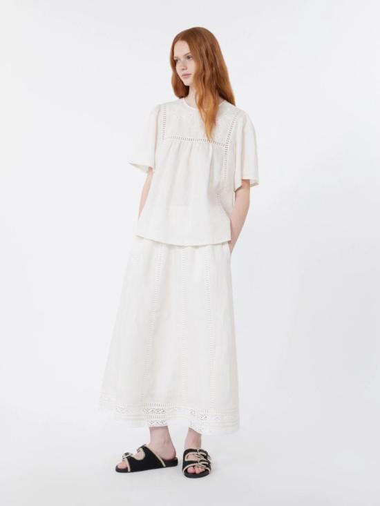 26SS 막스마라 반팔 티셔츠 2615941082600001 White - MAX MARA