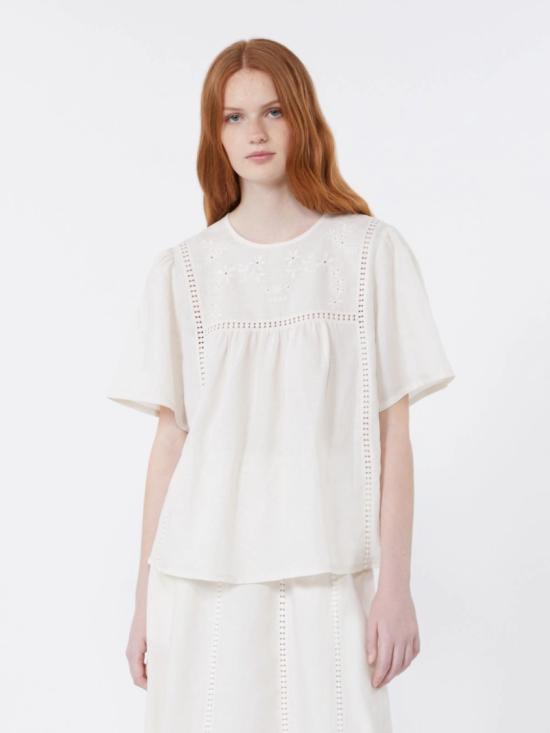 26SS 막스마라 반팔 티셔츠 2615941082600001 White - MAX MARA