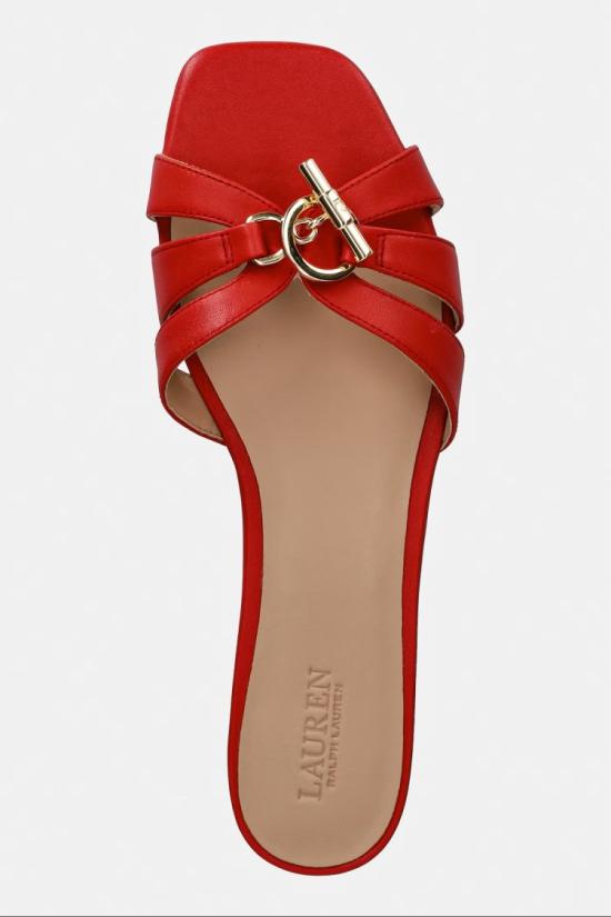 26SS 랄프 로렌 뮬/슬리퍼 802982875008 Red - RALPH LAUREN