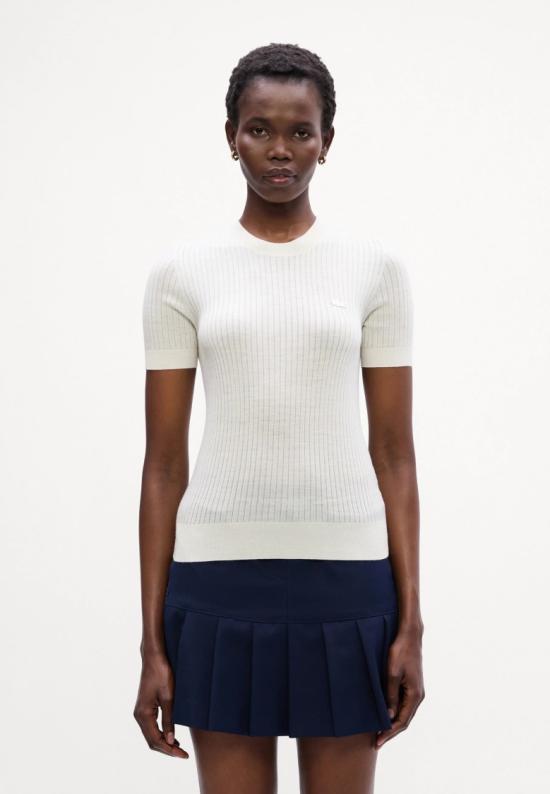 26SS 라코스테 반팔 티셔츠 AF414670V White - LACOSTE