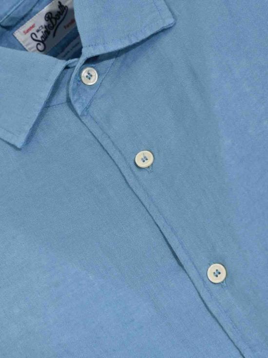 26SS 세인트바쓰 긴팔 셔츠 RPH000100143L Blue - MC2 SAINT BARTH