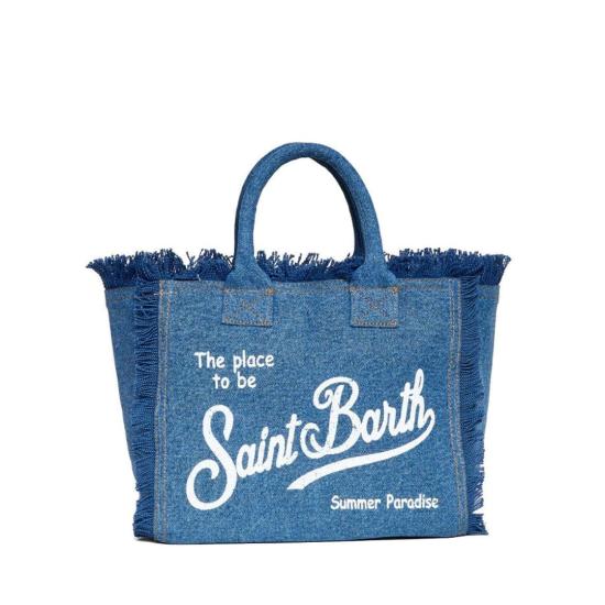 26SS 세인트바쓰 토트백 COL000100009L Blue - MC2 SAINT BARTH