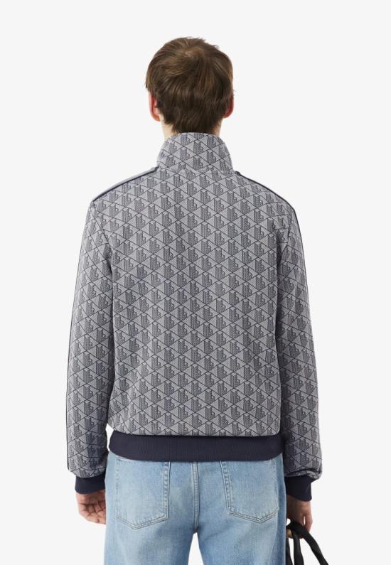 26SS 라코스테 모노그램 집업 스웨트셔츠 SH136841I Grey - LACOSTE