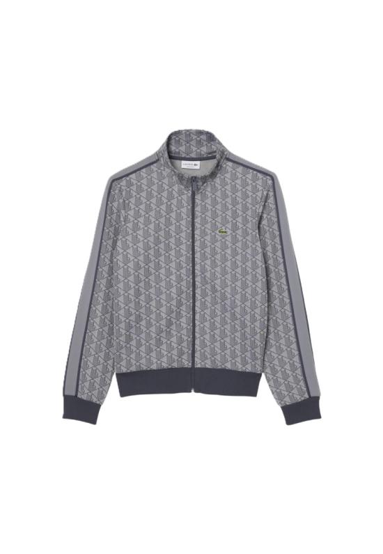 26SS 라코스테 모노그램 집업 스웨트셔츠 SH136841I Grey