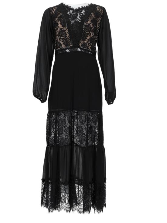  Nj Couture 롱 원피스 W05 NERO Black